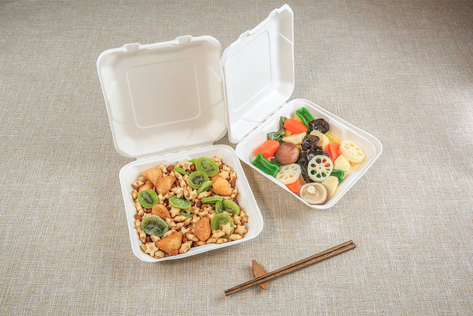 A9无格汉堡盒（1350ml）