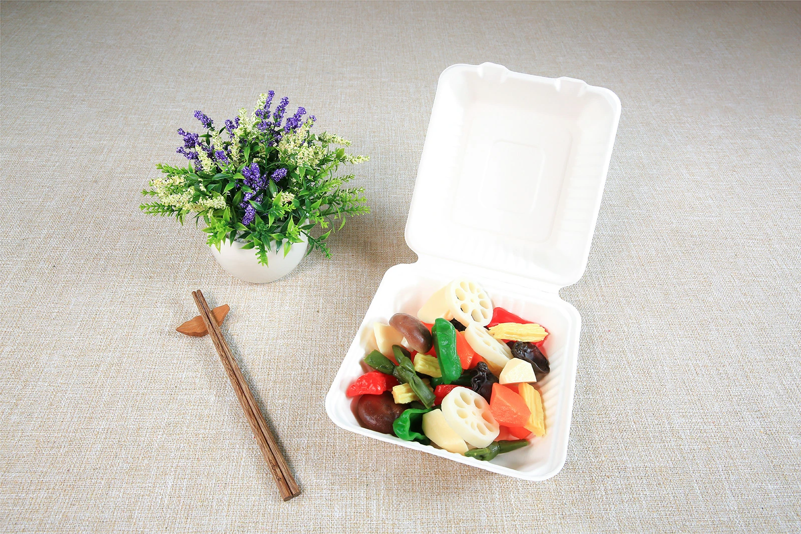 P8无格餐盒（1200ml）