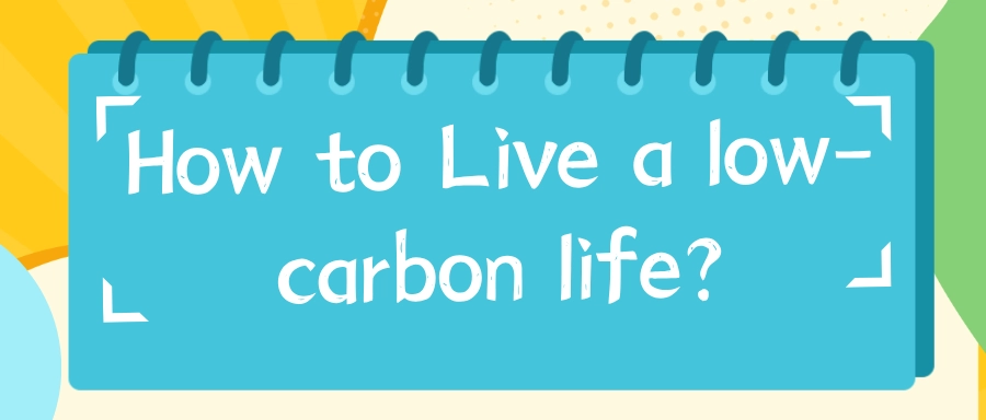 How to Live a low-carbon life?